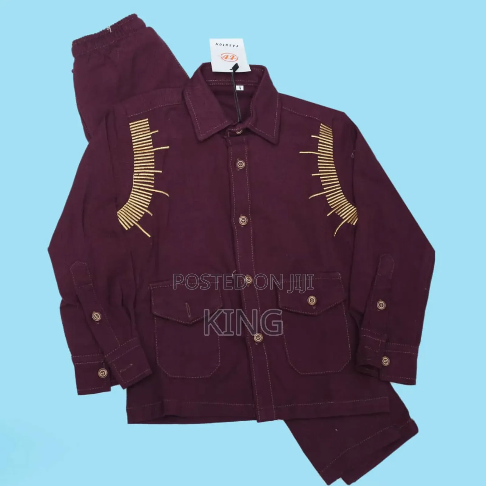 Honour Kids Kaftan Kauda Suit