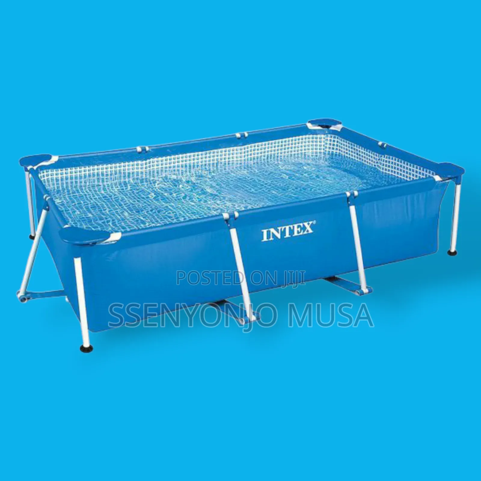 Intex Rectangular Frame Baby Pool - 86" X 59" X 23"