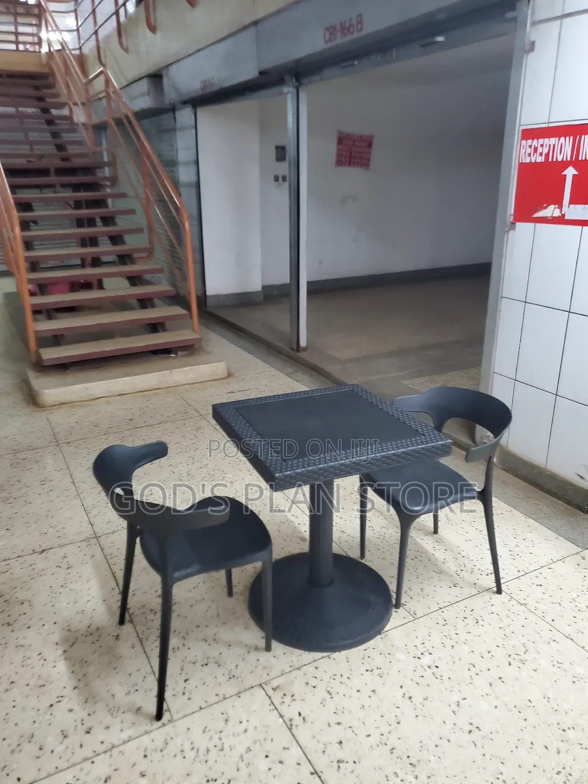 Home Apartment Plastic Chairs and Table