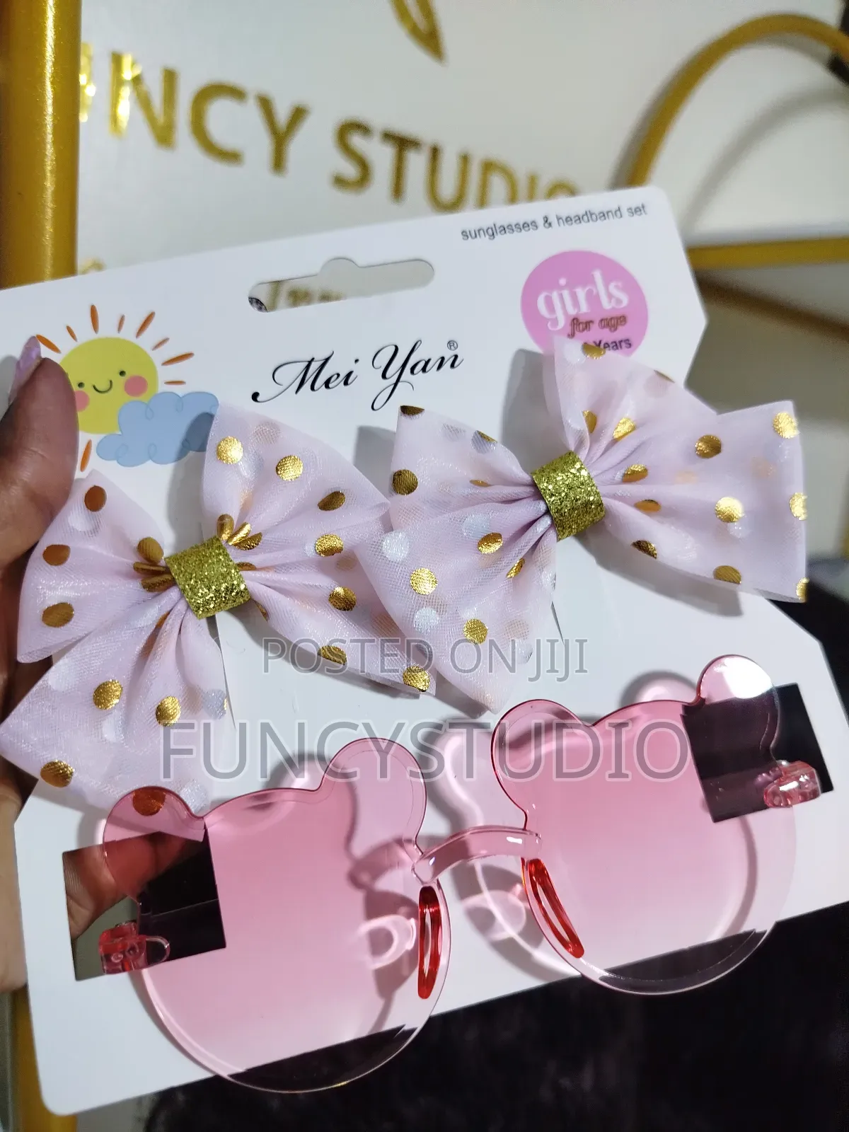 Kids Hair Clips With Glasses