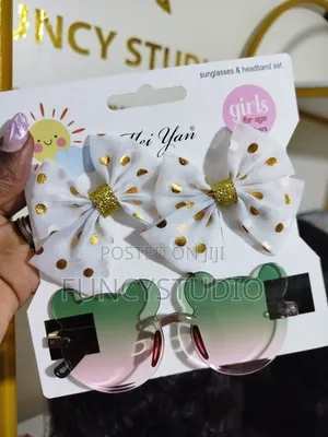 Kids Hair Clips With Glasses