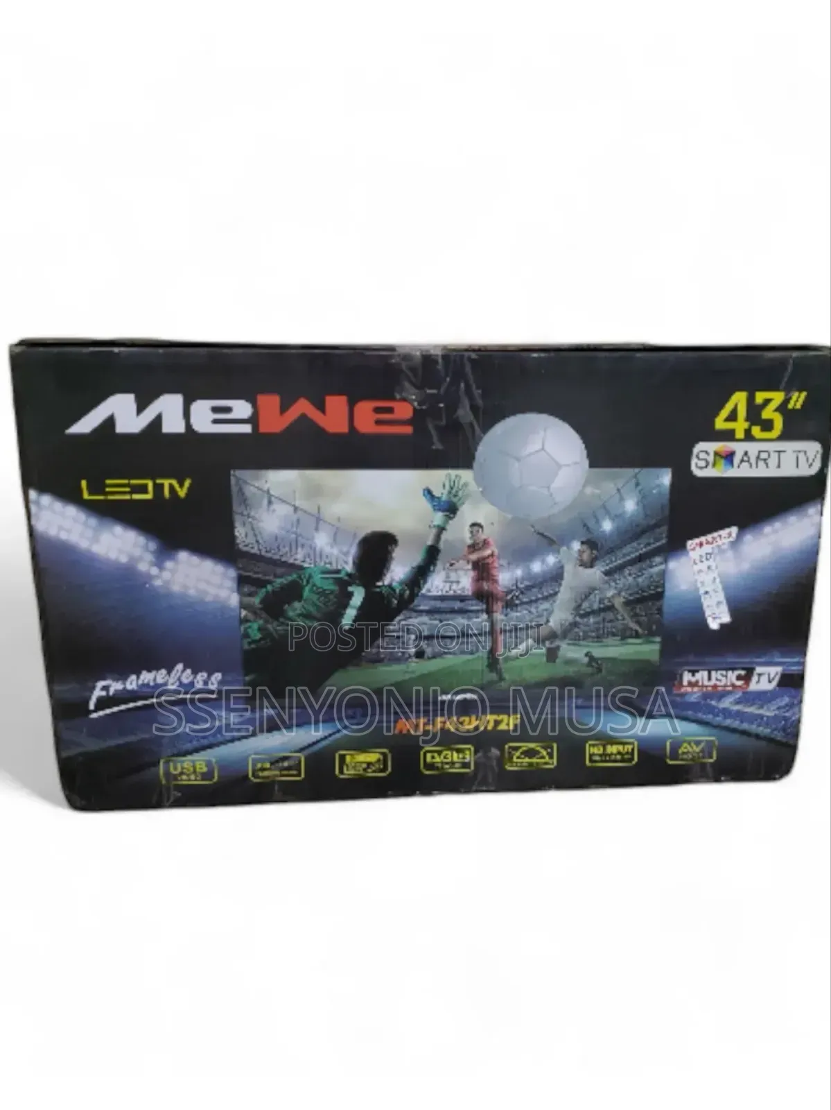 Mewe Mt-f43ht2f 43" Frameless Smart Led Tv -usb Video,Music-