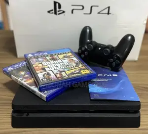 Playstation 4 Slim, 2 Pads, 14 Fun Games, Works Perfect.