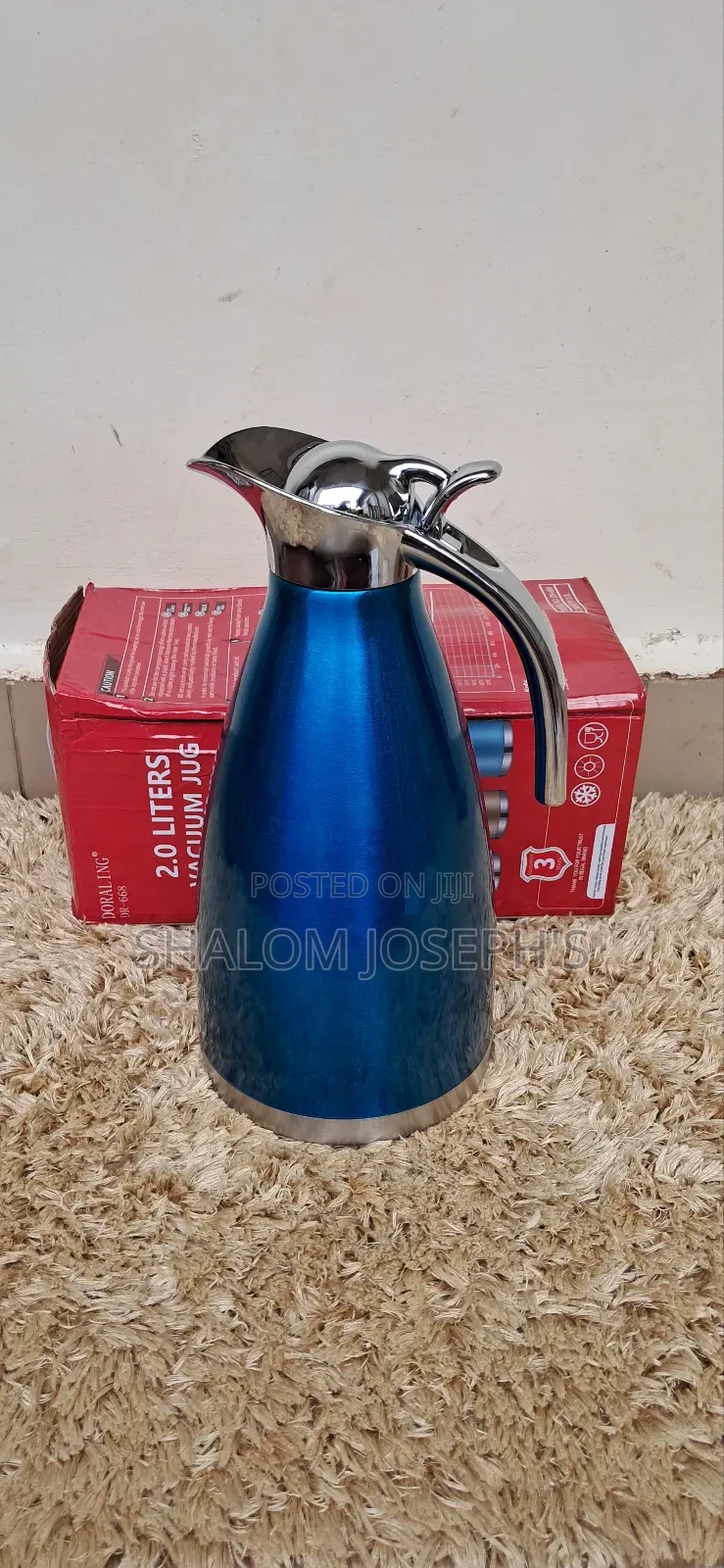 2.0 Litres Vaccum Blue Flask