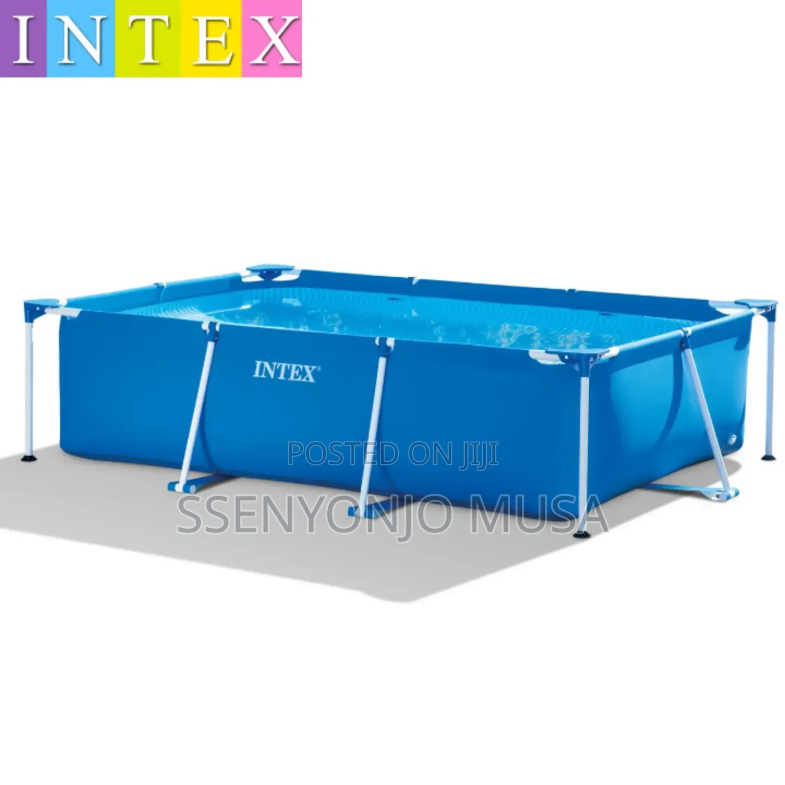 Intex Rectangular Frame Baby Pool - 86" X 59" X 23"