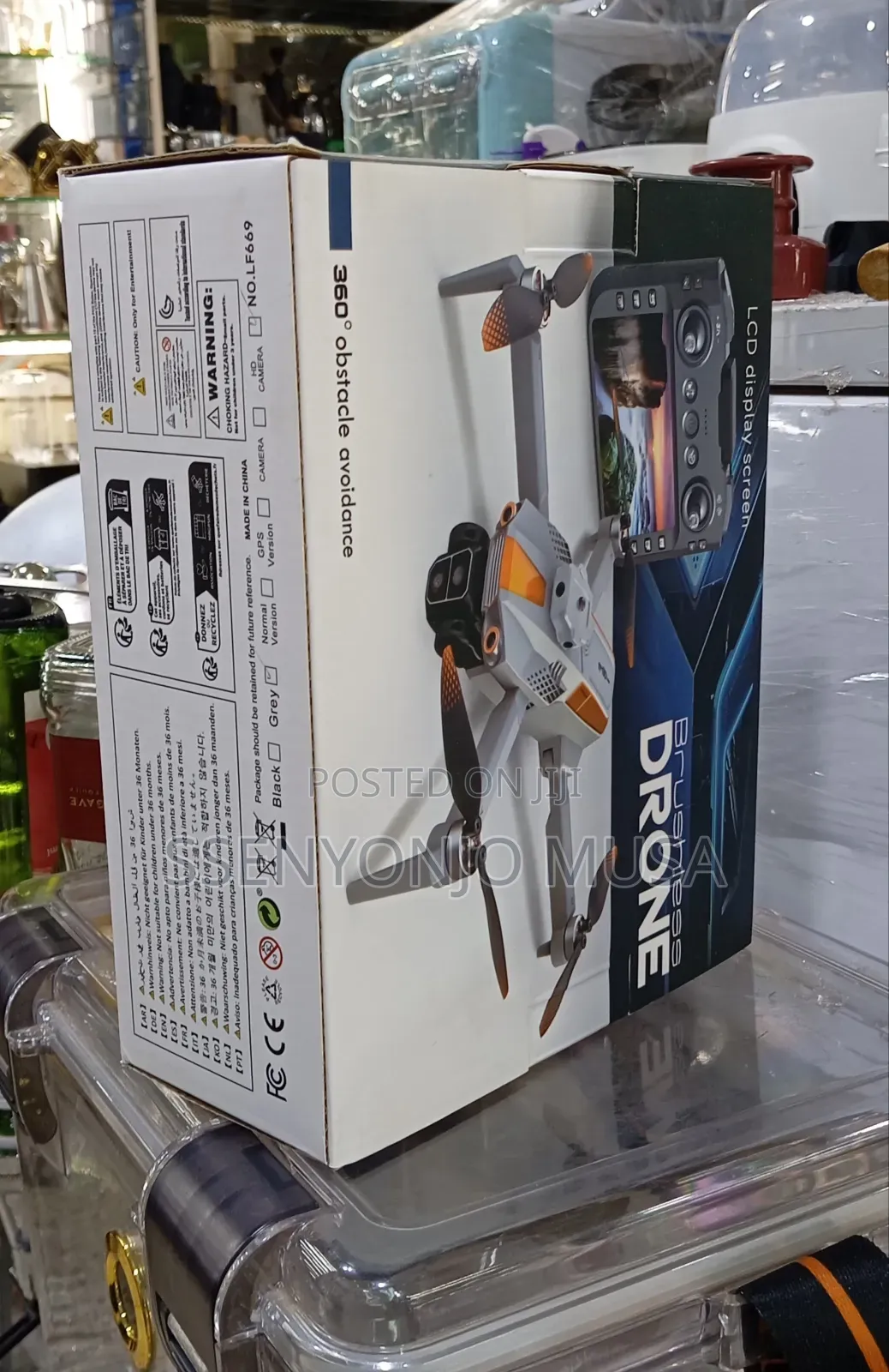 Lf669 Drone GPS With Screen Remote Control – Dual Camera Brushless