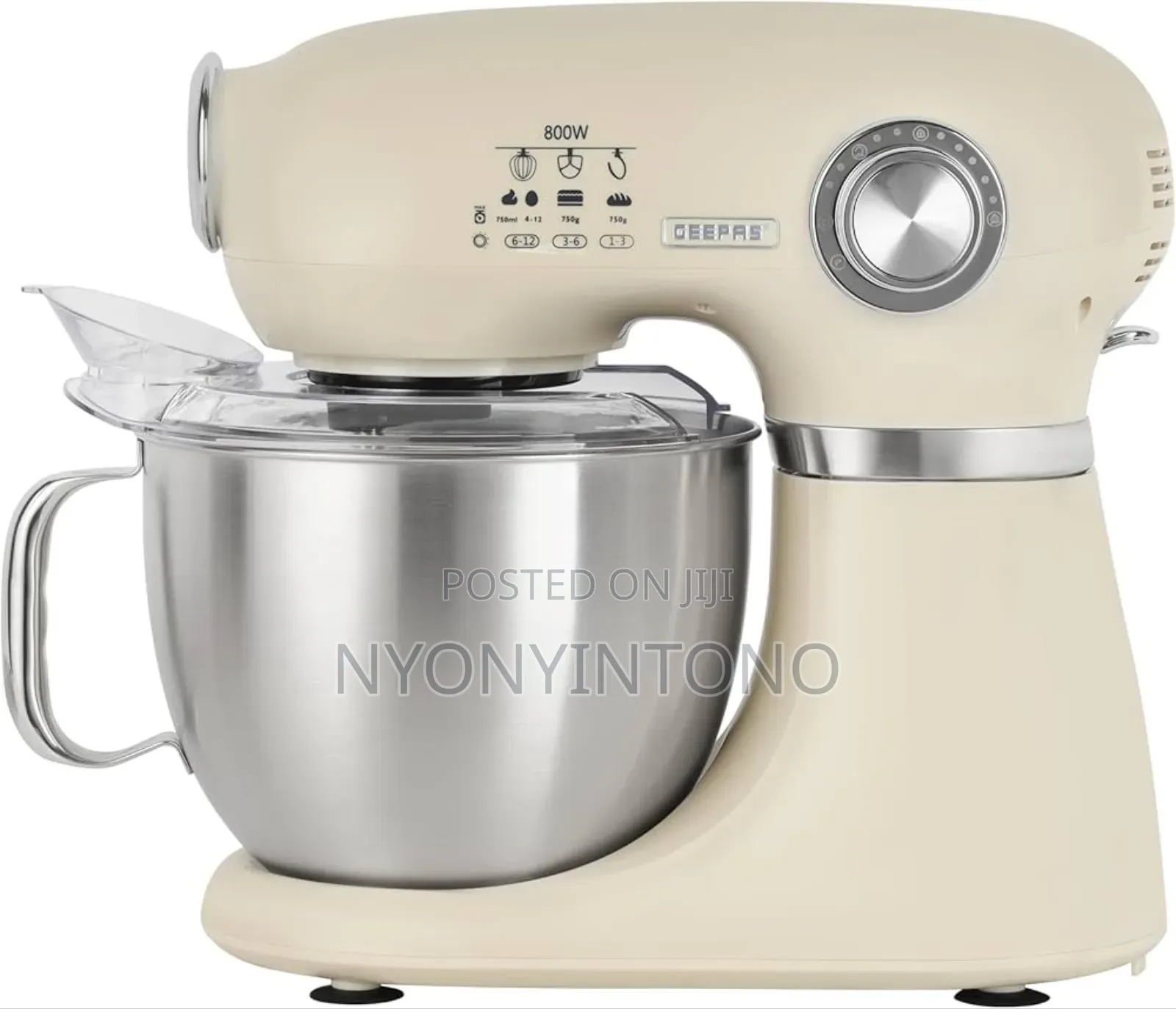 Geepas New Model 800w 5liters Stand Mixer Gsm-43013