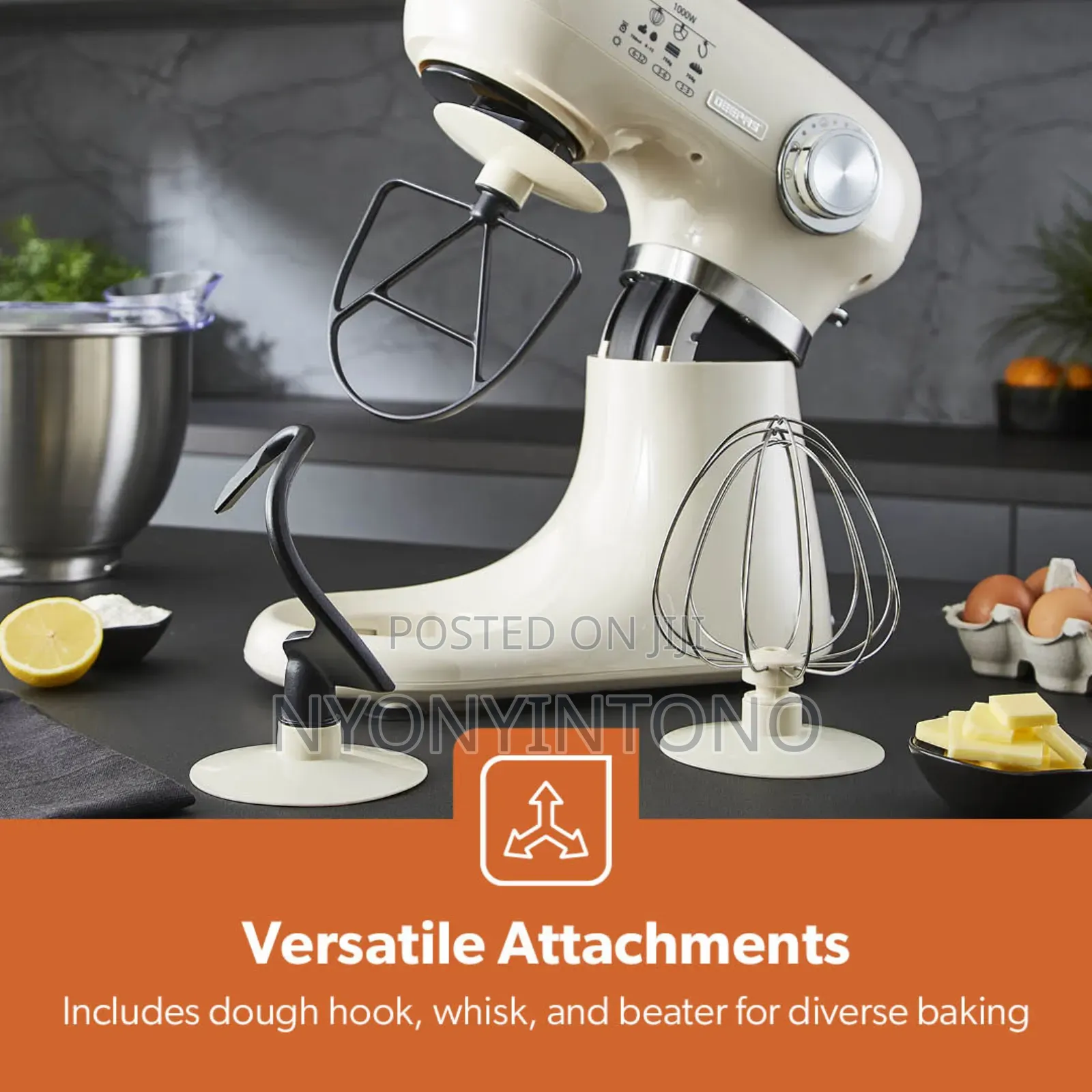 Geepas New Model 800w 5liters Stand Mixer Gsm-43013