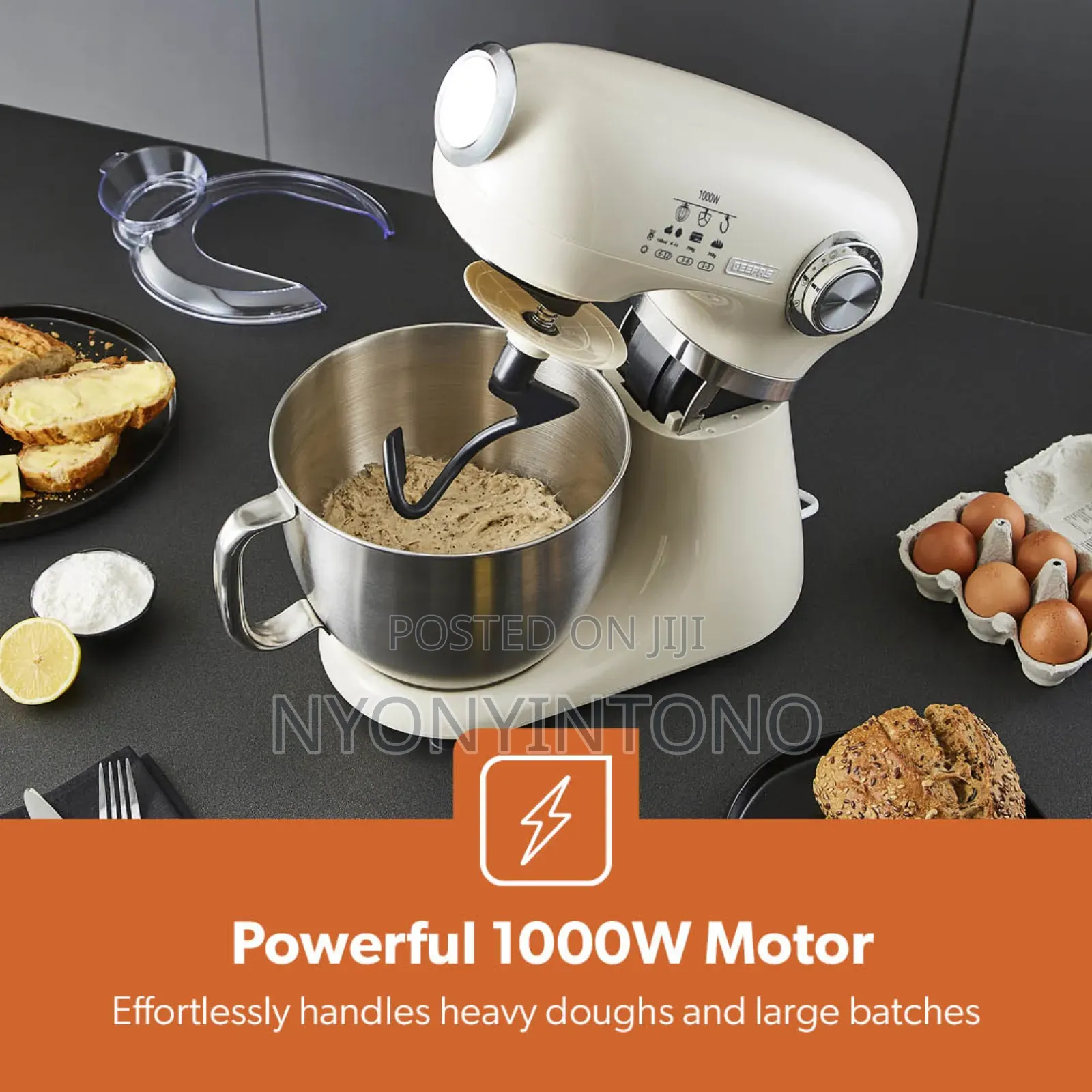 Geepas New Model 800w 5liters Stand Mixer Gsm-43013