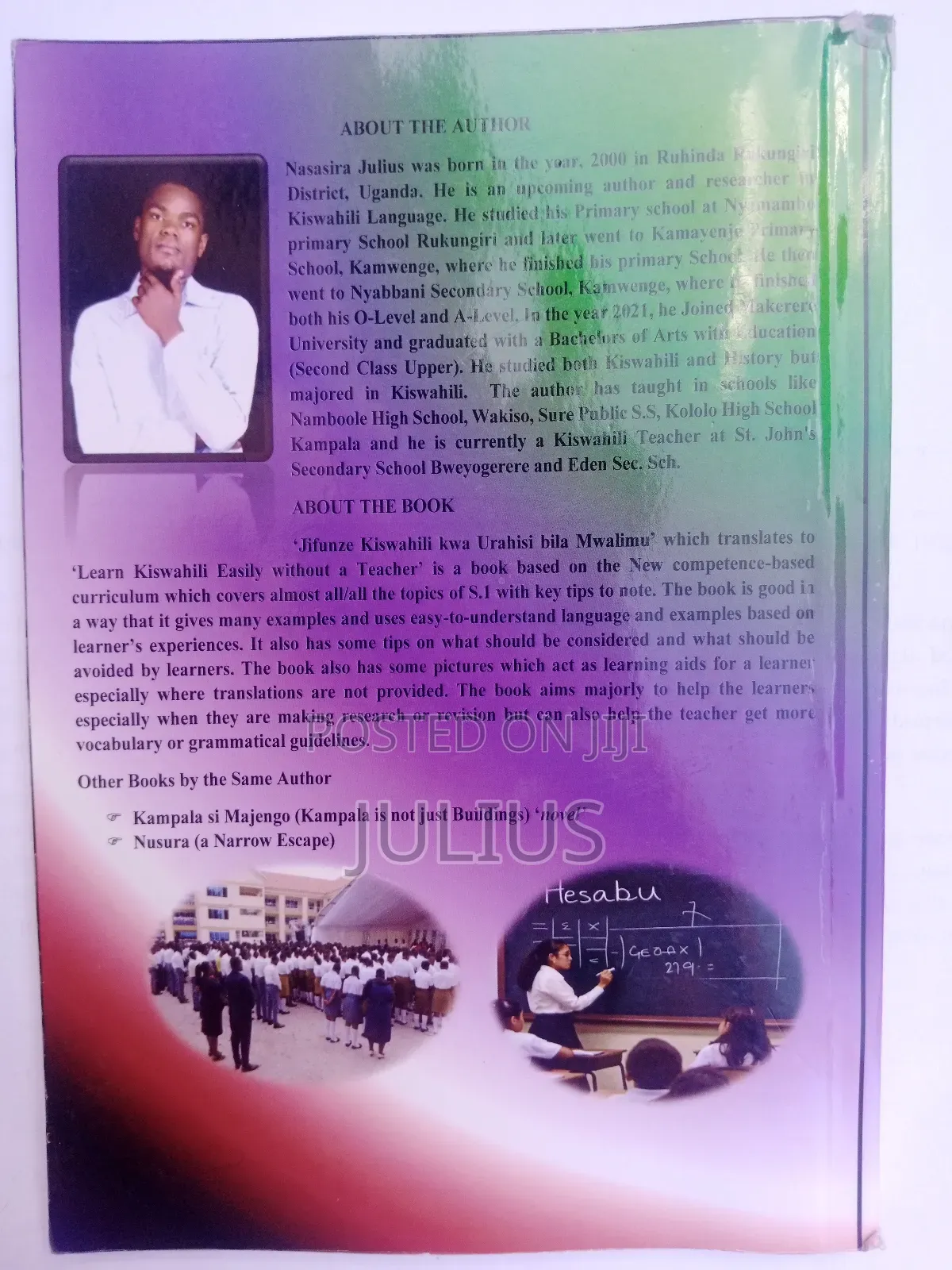 Kiswahili Books For S. 1 And Others Who Want To Learn Kiswahili
