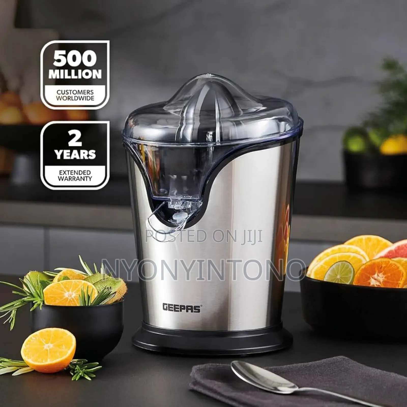 Geepas Powerful Stainless Steel Citrus Juice GCJ-46018