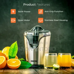 Geepas Powerful Stainless Steel Citrus Juice GCJ-46018