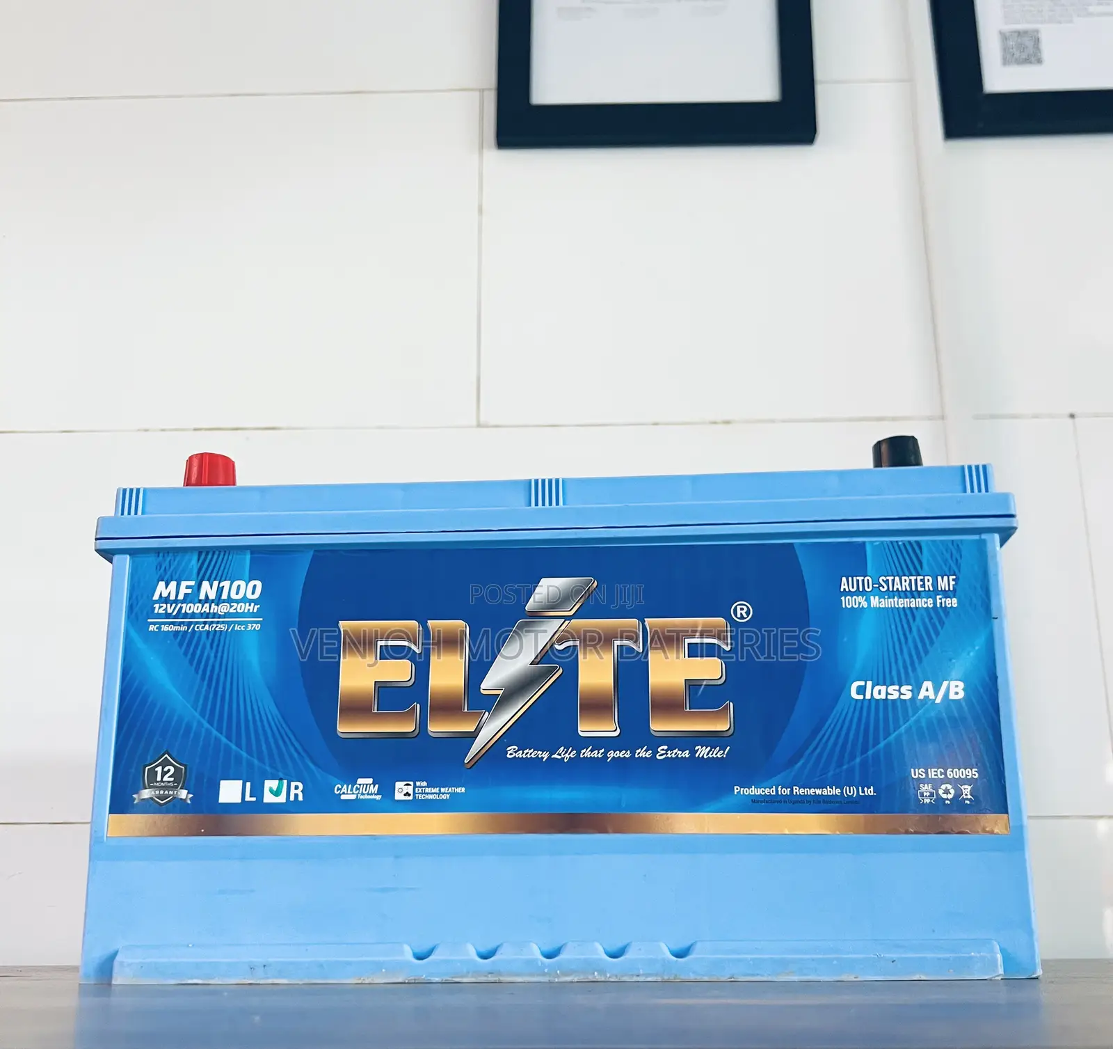 N100 Mf Elite Car Battery