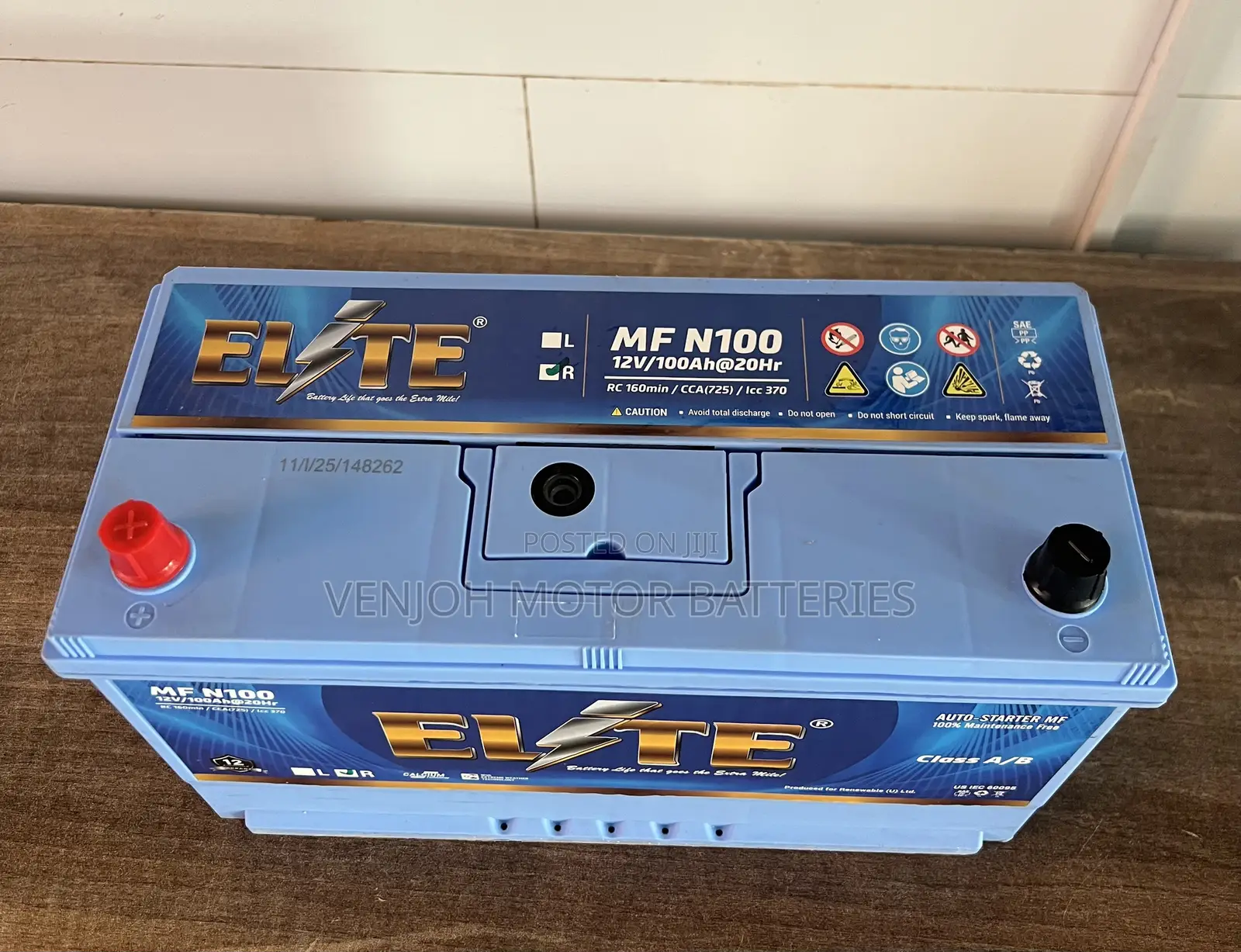 N100 Mf Elite Car Battery