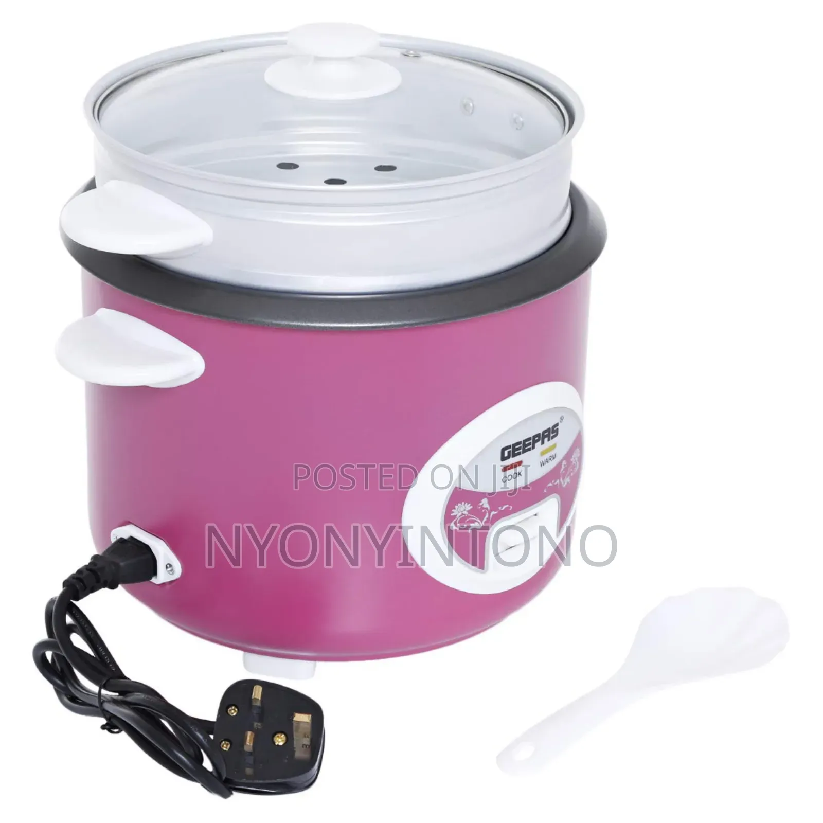Geepas New Model 1.8l Automatic Rice Cooker With Steamer GRC-4329