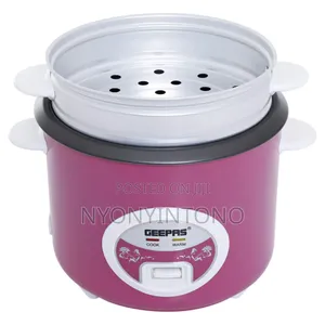 Geepas New Model 1.8l Automatic Rice Cooker With Steamer GRC-4329