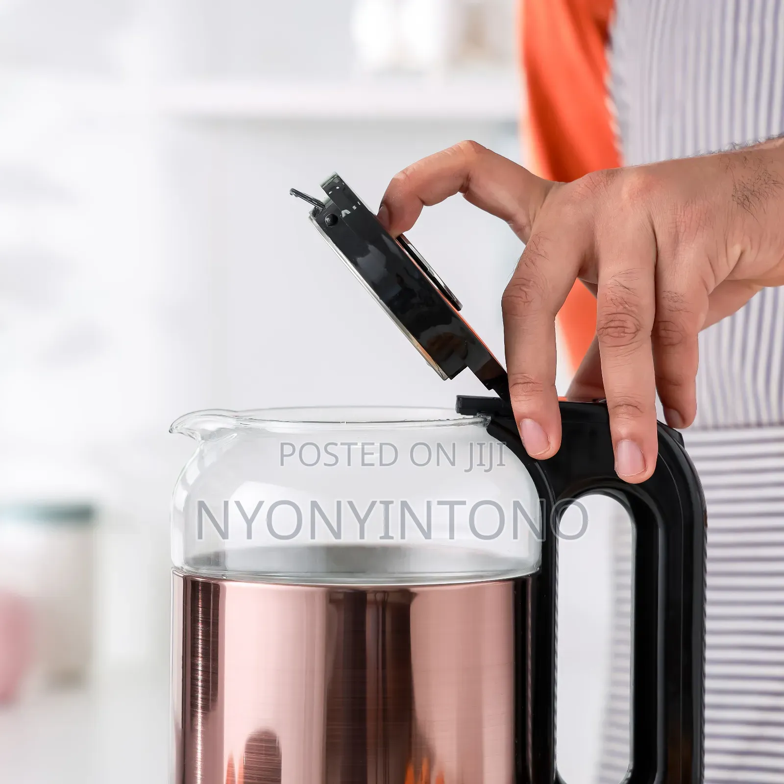 Geepas 1.7l Glass Automatic Cordless Electric Kettle Gk-38063