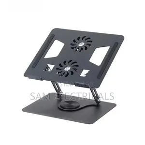 360° Rotating Laptop Stand With Cooling Fan