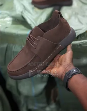 Pure Leather Clerks For Men With Laces