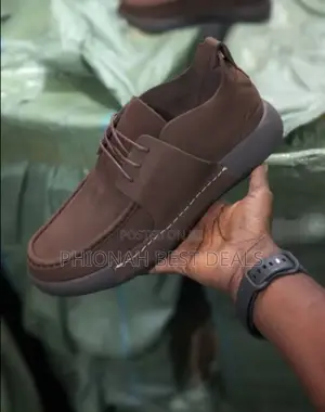 Pure Leather Clerks For Men With Laces