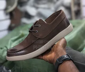 Pure Leather Clerks For Men With Laces