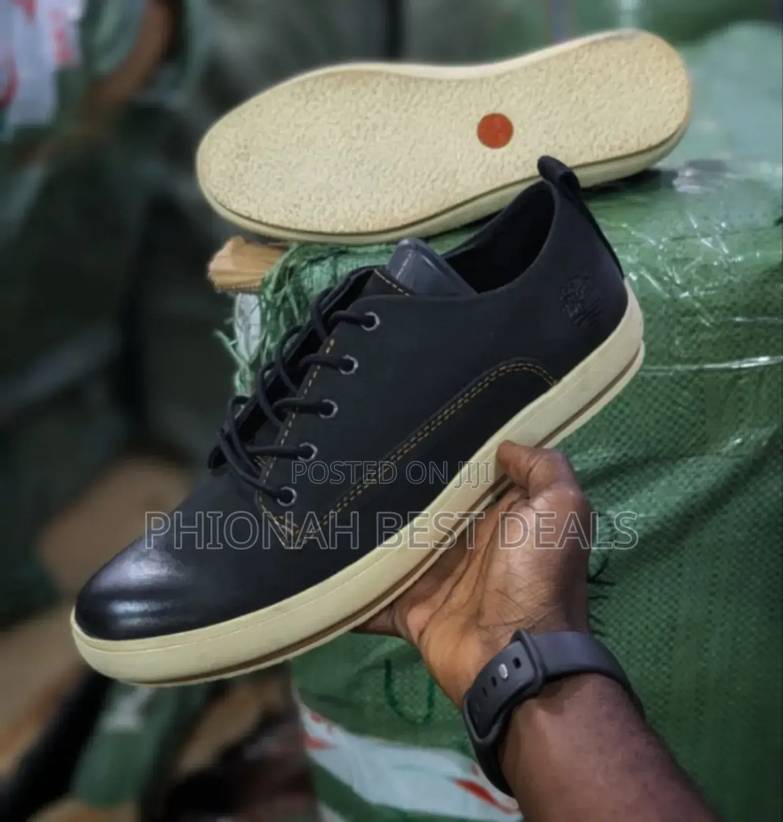 Pure Leather Clerks For Men With Laces
