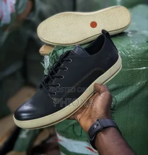 Pure Leather Clerks For Men With Laces