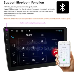 Soak Android 101cp Car Screen 10.1" Ips Touch, 1gb Ram + 32gb Rom, Bt