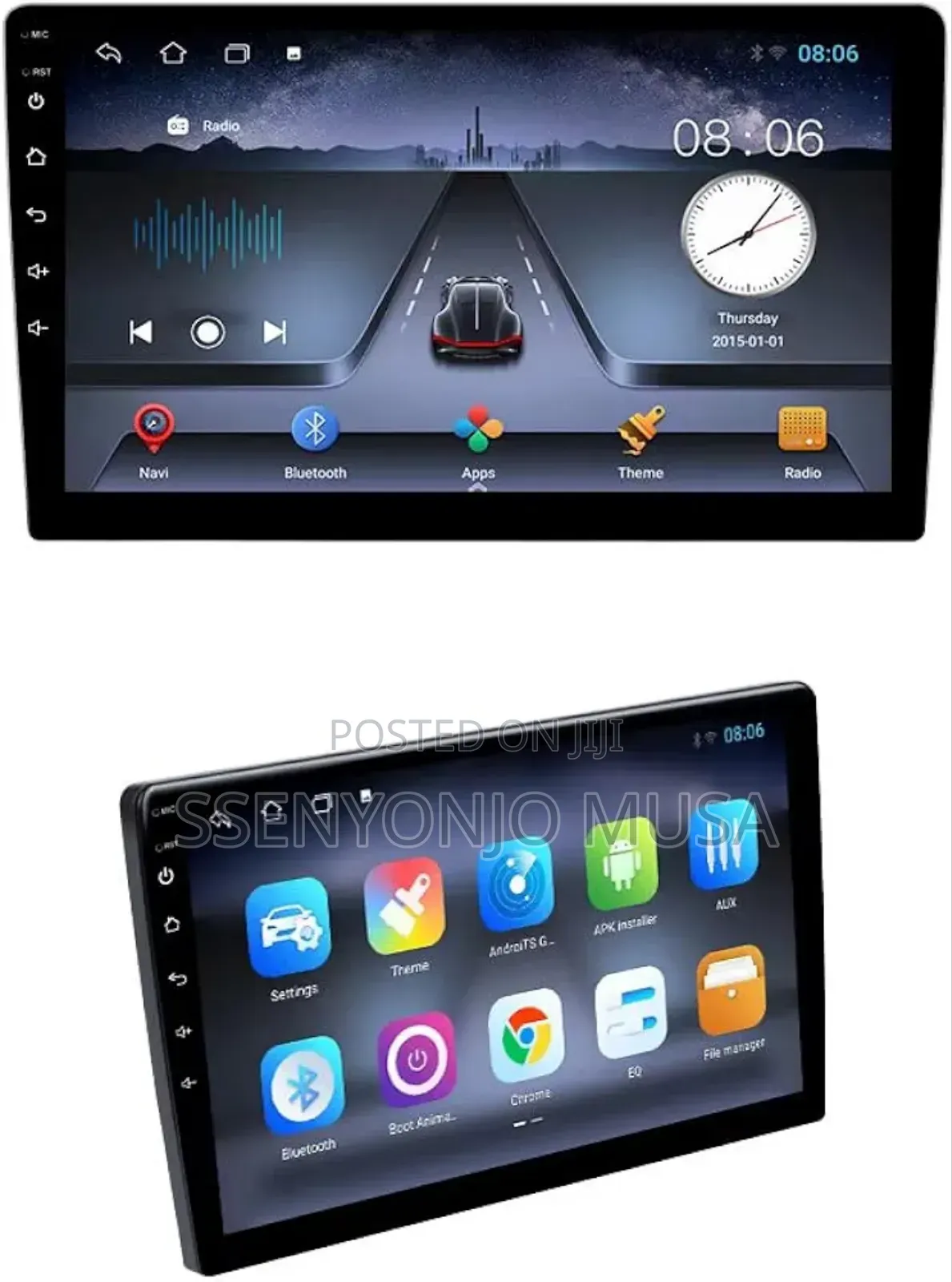 Soak Android 101cp Car Screen 10.1" Ips Touch, 1gb Ram + 32gb Rom, Bt