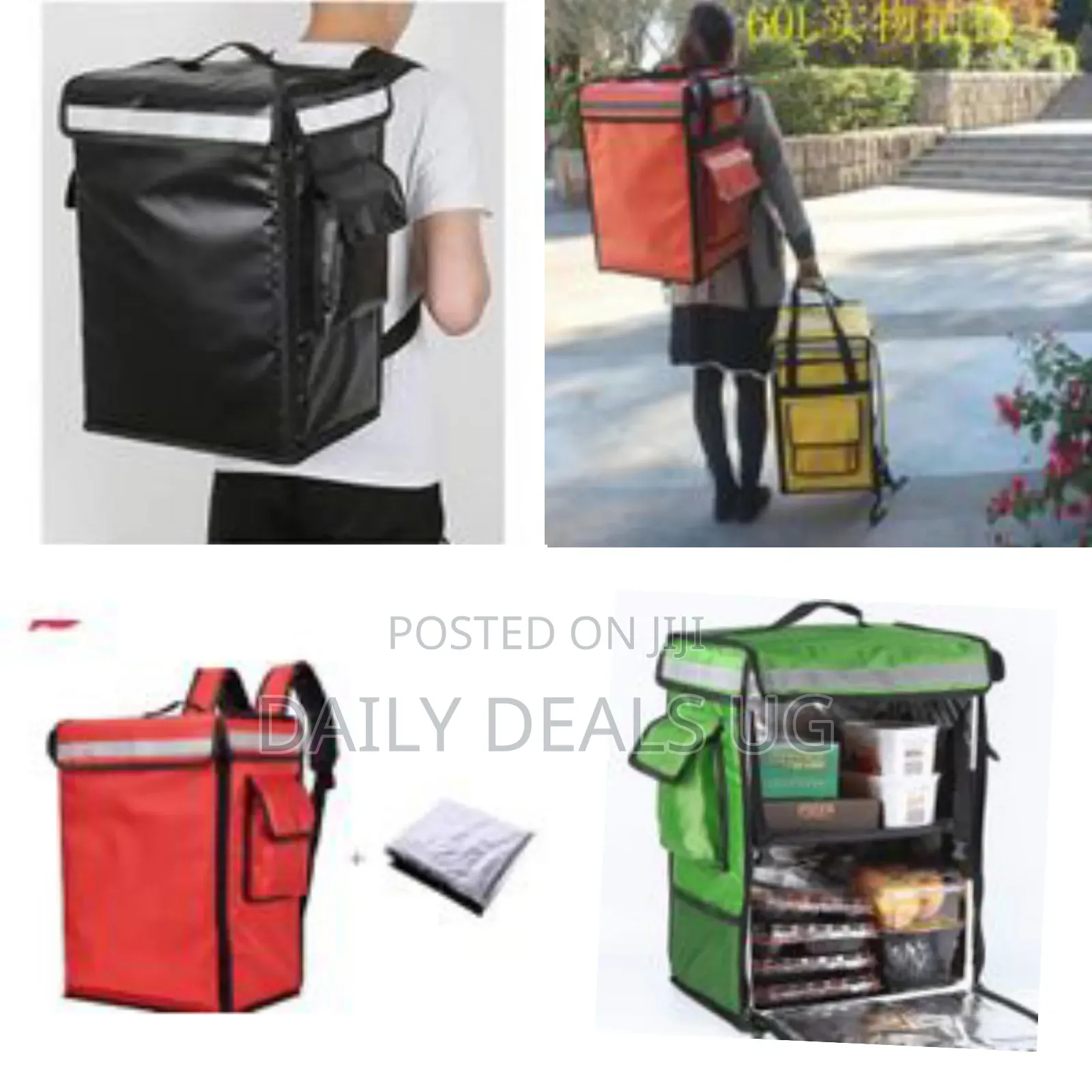 Portable Food Delivery Bag 42l Thermal Heat Insulated Cooler Bag