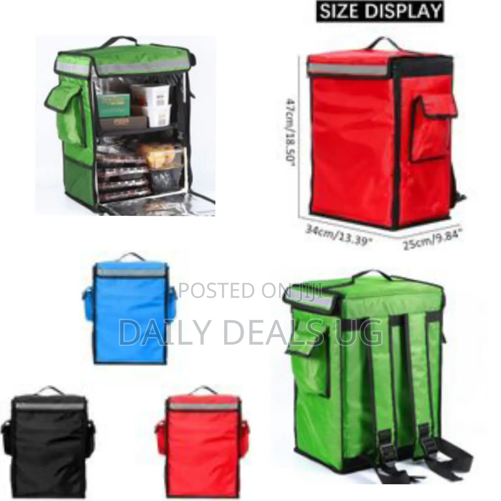 Portable Food Delivery Bag 42l Thermal Heat Insulated Cooler Bag