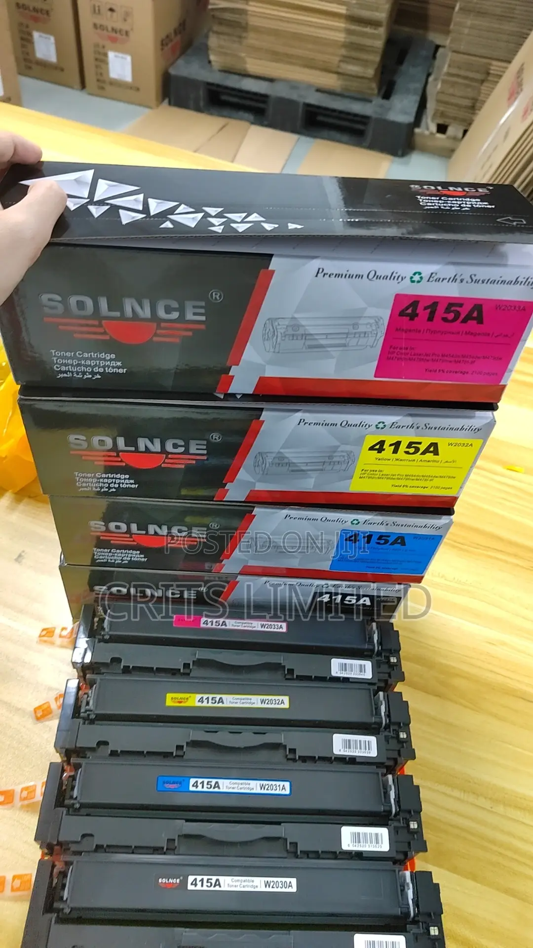 Compatible Toner Cartridge 415a With Chip