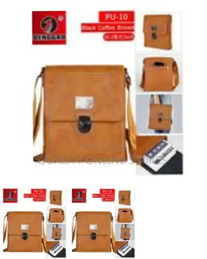 Denggao 10.2 Inch Leather Messenger Crossbody Shoulder