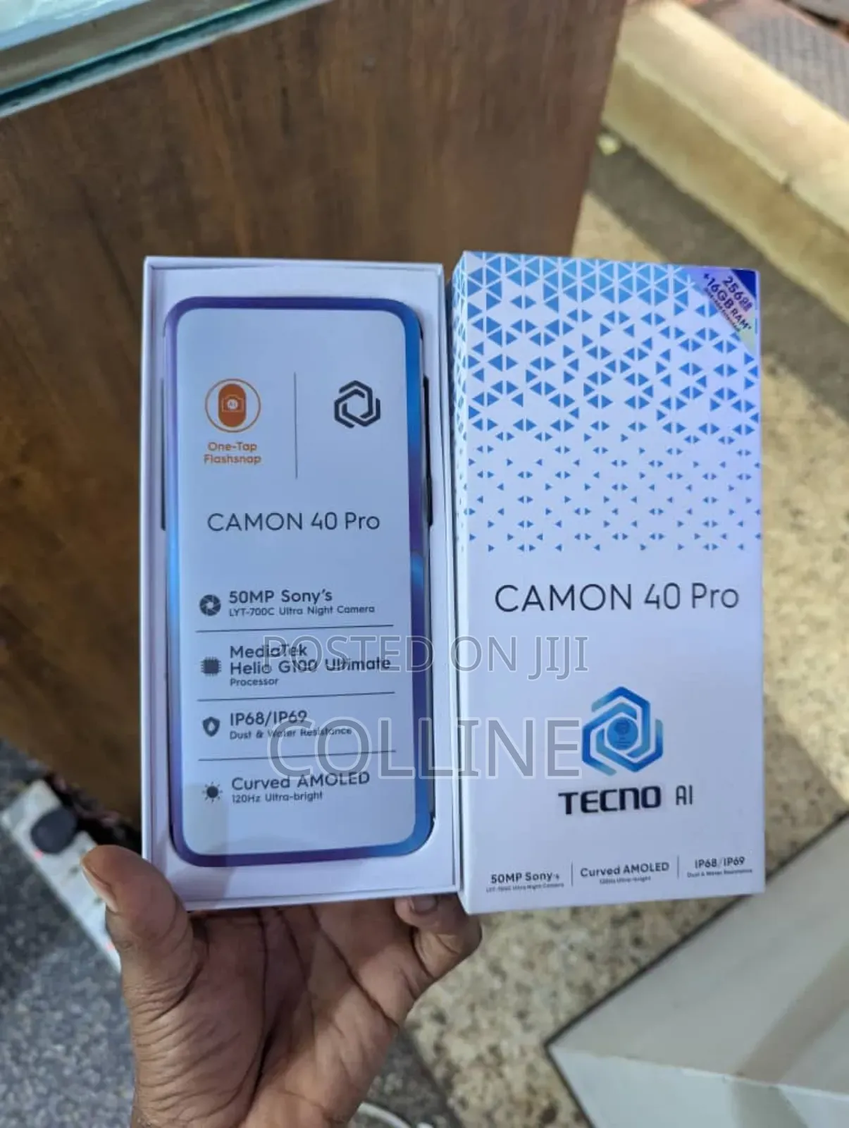 New Tecno Camon 40 Pro 256 GB Black