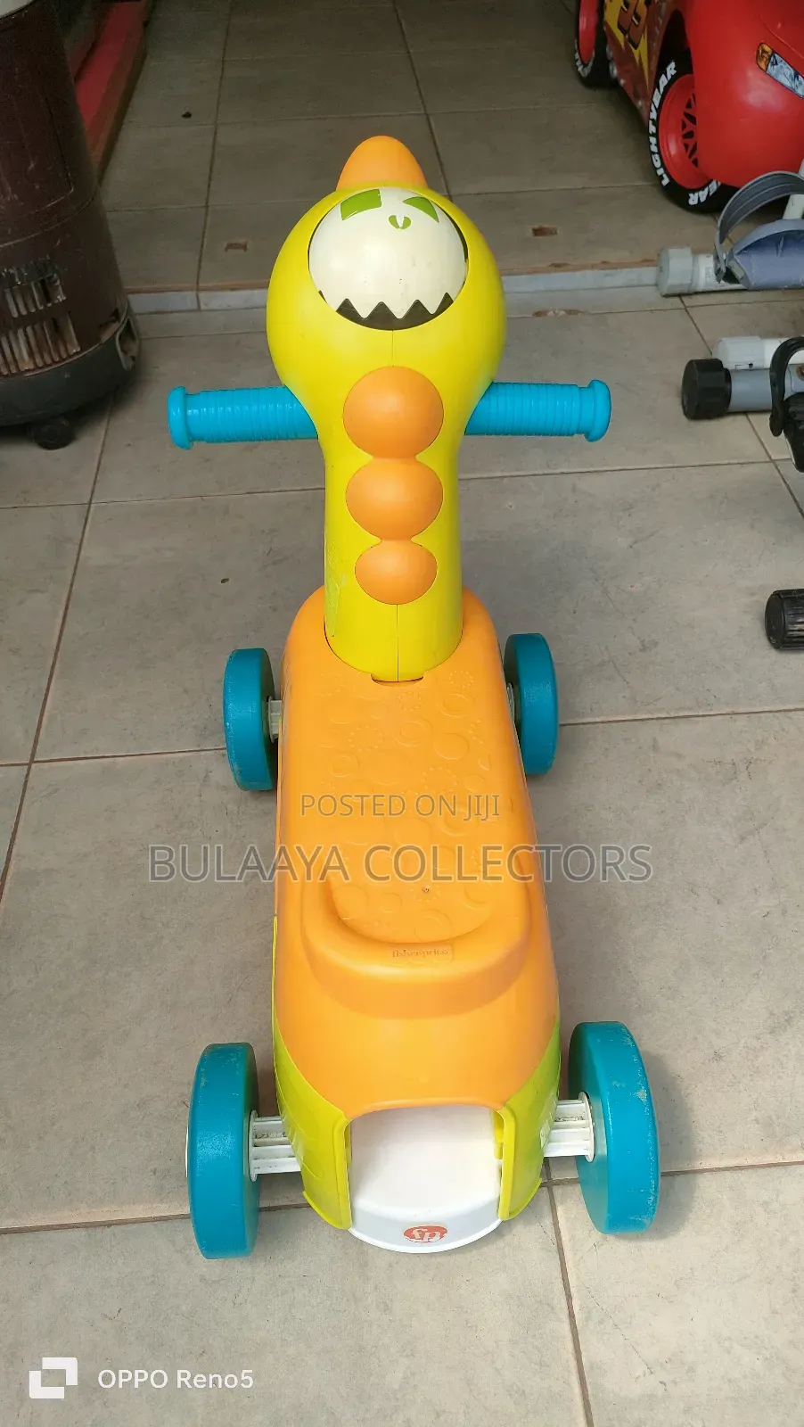 Fisher-Price Paradise Pals Roll Roar Dino Ride-on Toy, Uk Used.