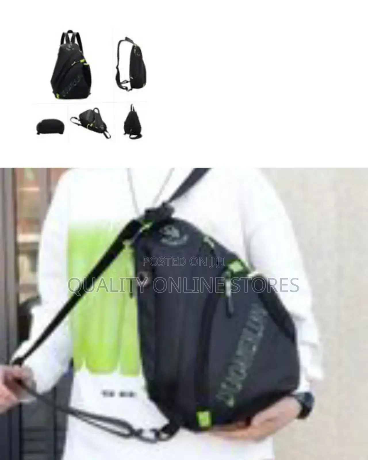 Waterproof Travel Backpack Shoulder Bag Sling Bag for Men Women