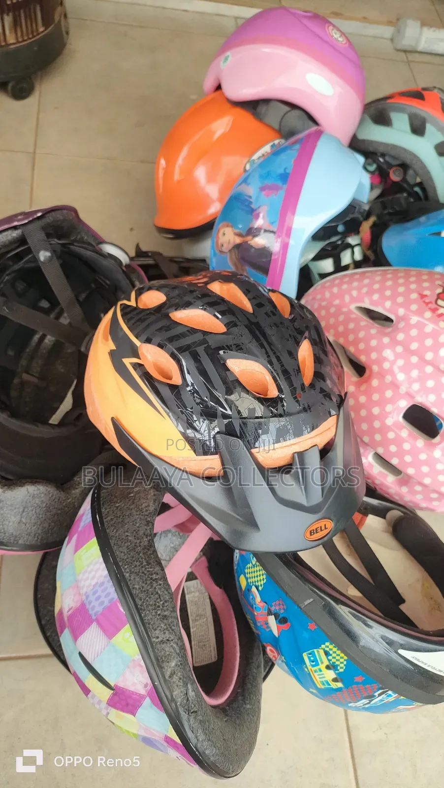 Children's Skating and Cycling Helmets, Uk Used.