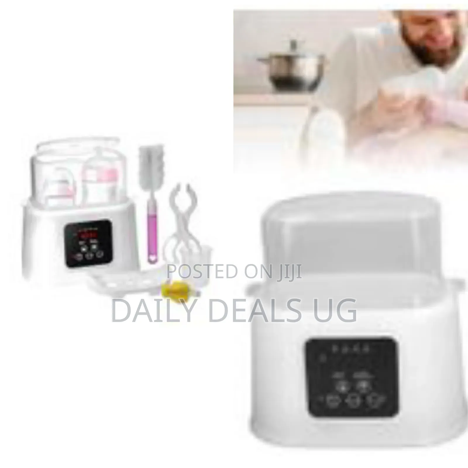2-in-1 Bottle Warmer Smart Fast Milk Heater Defrost Heat Baby Feeding