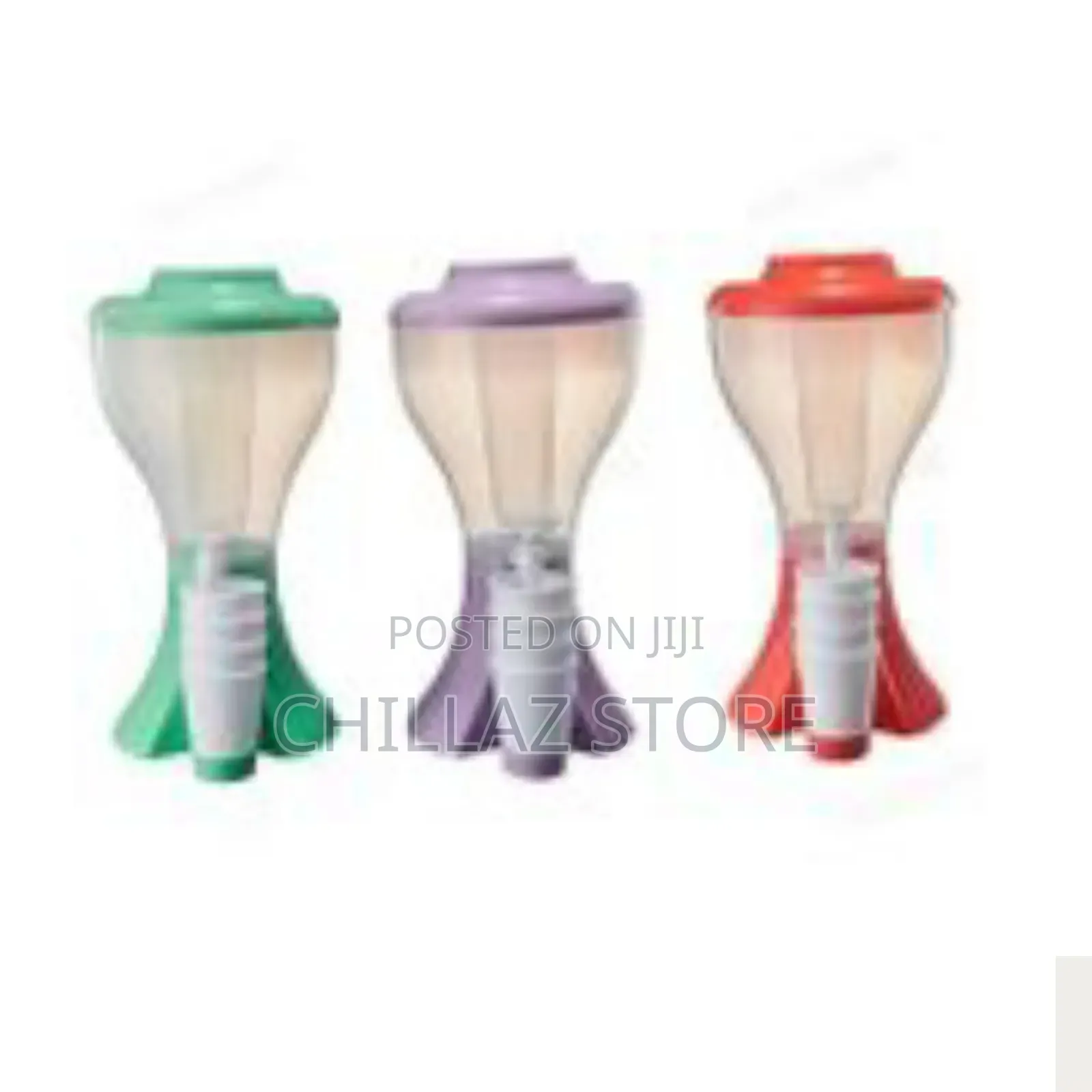 Juice Dispenser With Glasses.