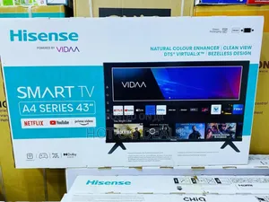 Hisense 43 Inch Fhd Led Vidaa Smart Free To Air Tv –Black (3yrs Wrnty)