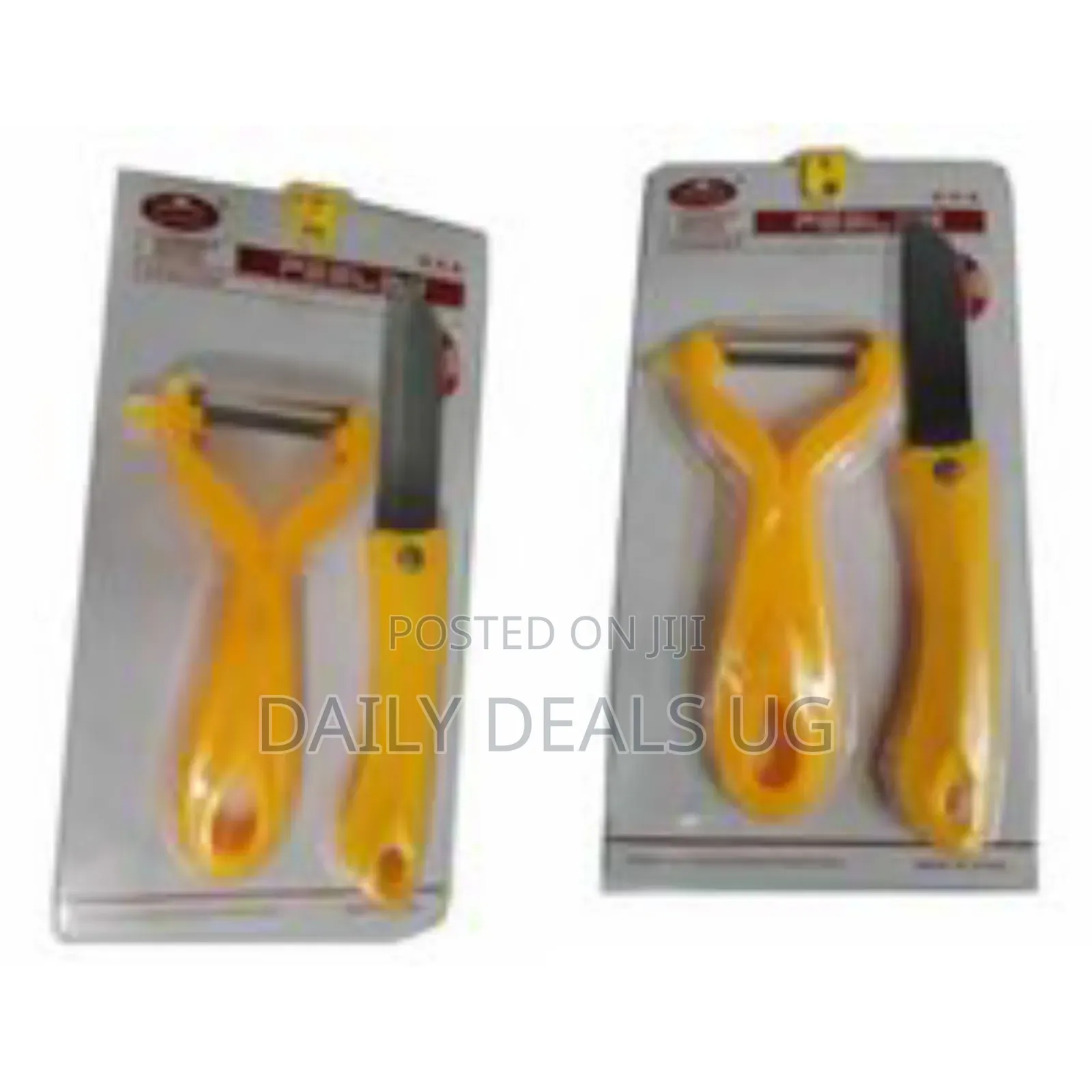 Fruit Knife,Vegetable, Potato Peeler in Orange - Cutlery Set