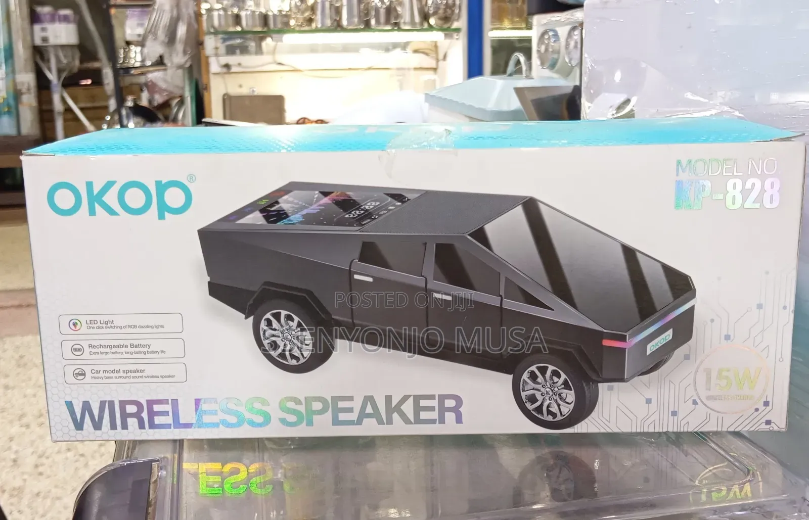 Cybertruck Car Model Bt Speaker –Portable Wireless Speaker 2400mah
