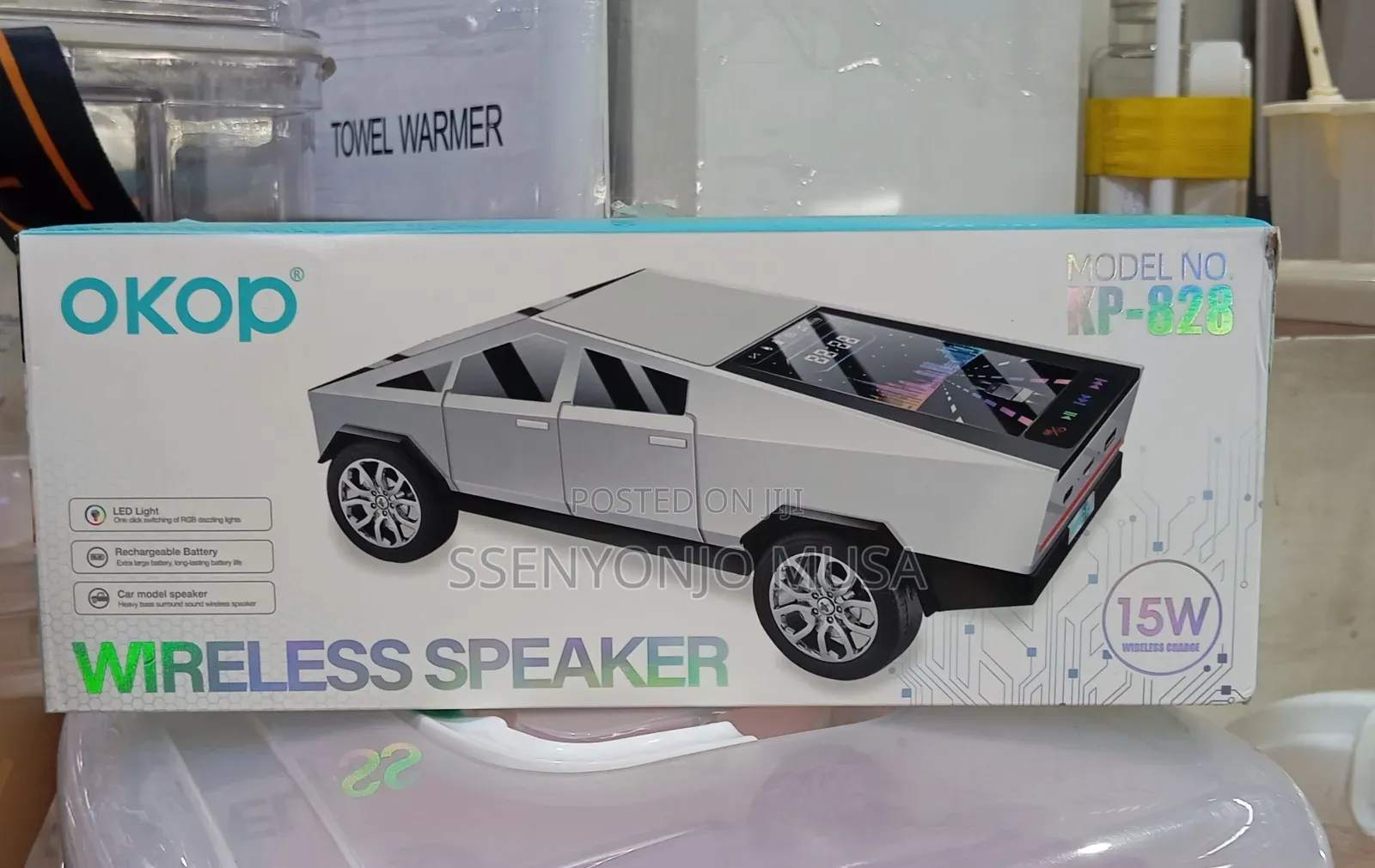 Cybertruck Car Model Bt Speaker –Portable Wireless Speaker 2400mah