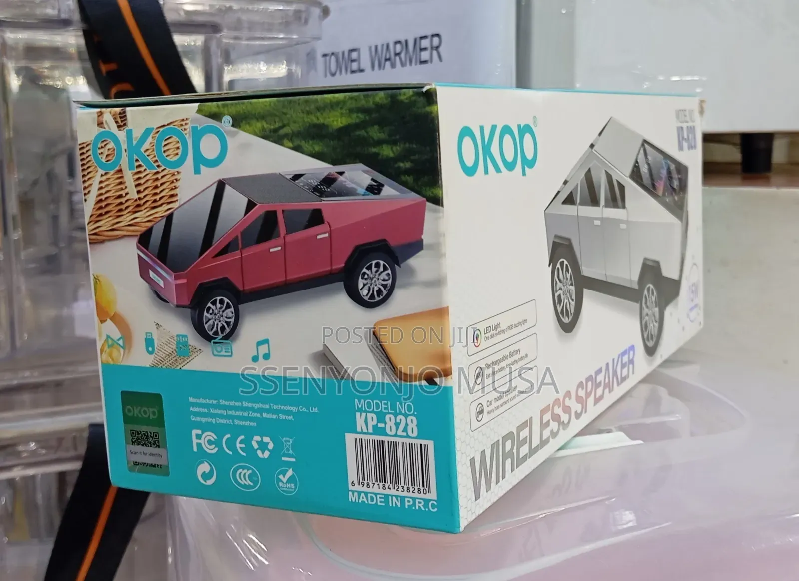 Cybertruck Car Model Bt Speaker –Portable Wireless Speaker 2400mah