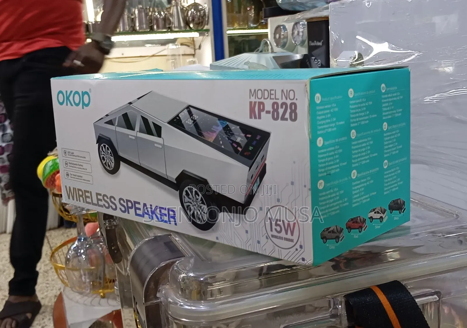 Cybertruck Car Model Bt Speaker –Portable Wireless Speaker 2400mah