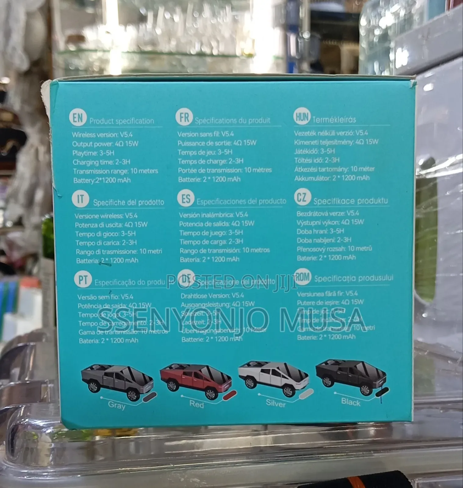 Cybertruck Car Model Bt Speaker –Portable Wireless Speaker 2400mah