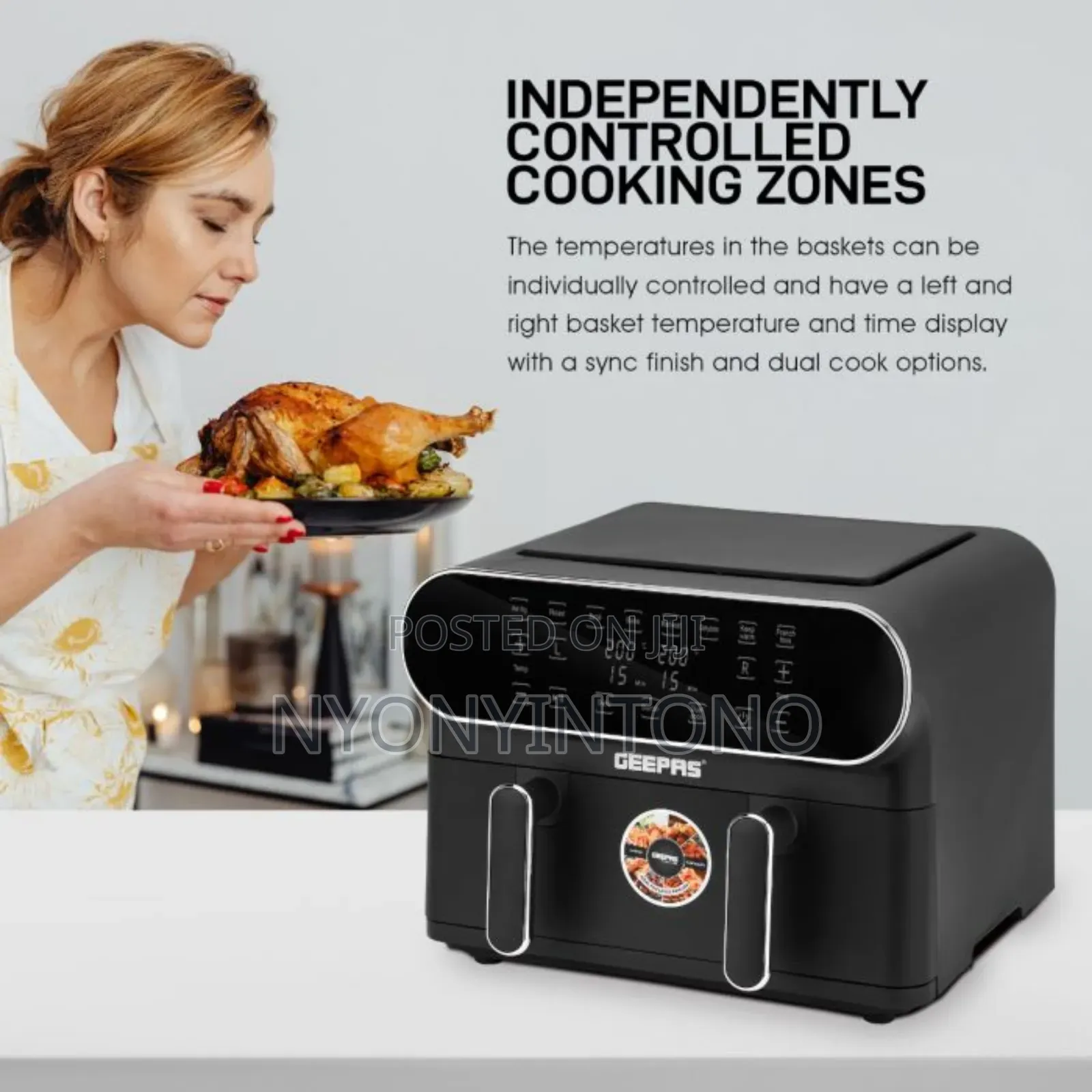 Geepas 11liters Digital Air Fryer Gaf-37532