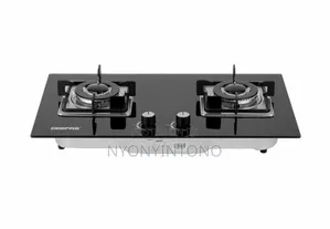 Geepas 2-in-1 Inbuilt Gas Hobb With Tempred Glass Top Ggc31018