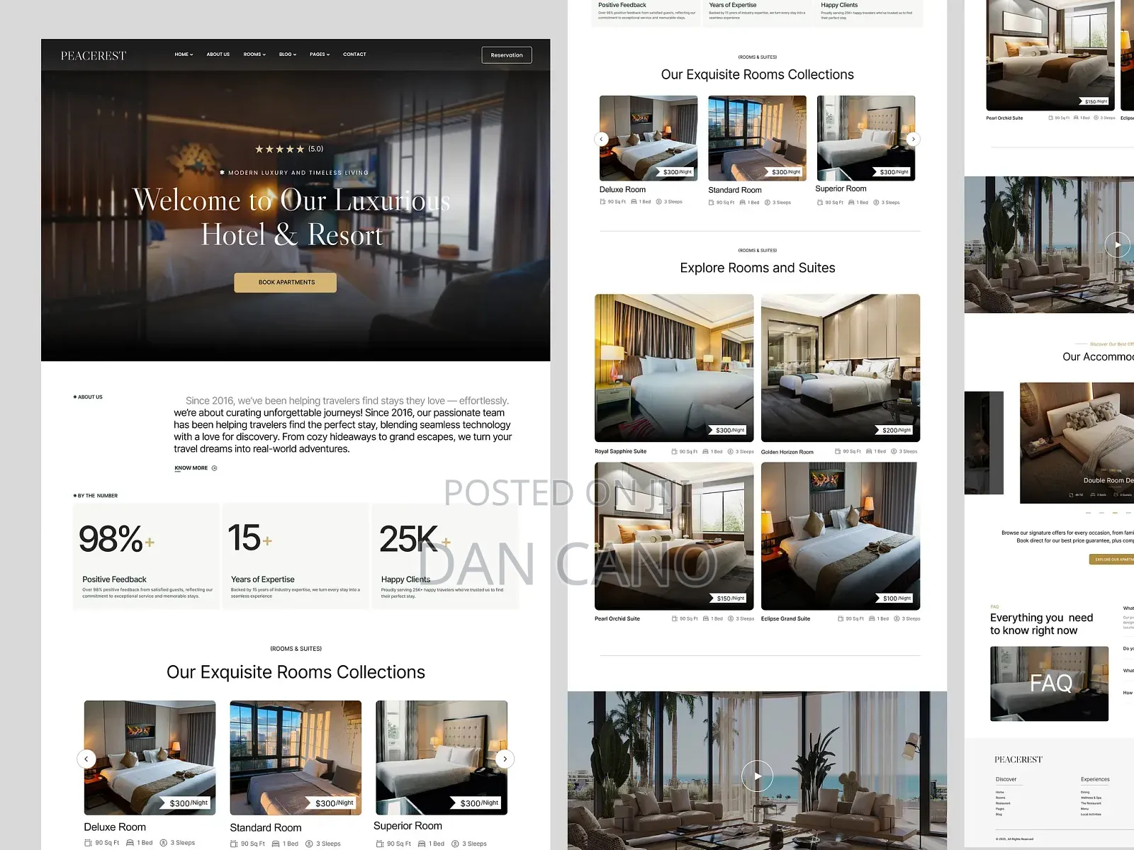 Hotel Website Designing