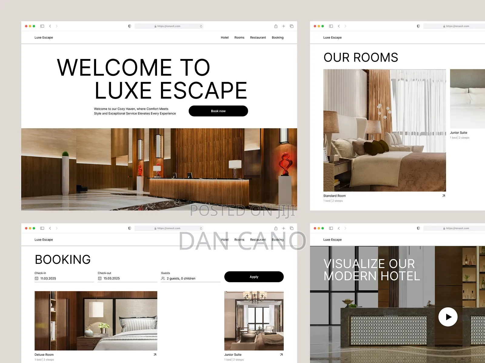 Hotel Website Designing